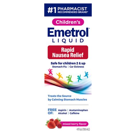 Save on Emetrol Liquid Rapid Nausea Relief Mixed Berry Flavor Order Online Delivery | Food Lion