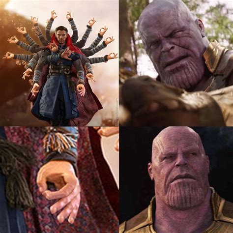 Dr. Strange vs Thanos Infinity War Circle Game : r/marvelmemes