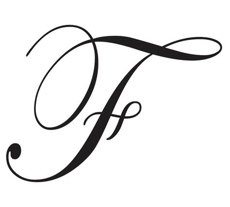 Cursive Capital F – Psfont tk