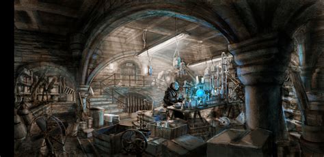 ArtStation - Underground Lab