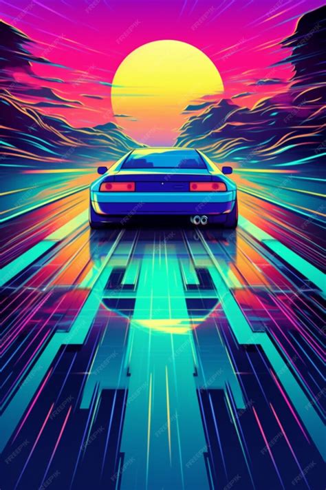 Premium AI Image | Back to the future poster