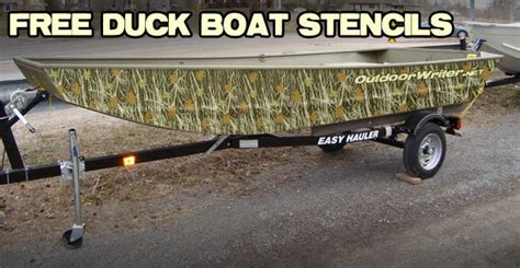 duck-boat-camo-stencil : Duck Hunting Chat