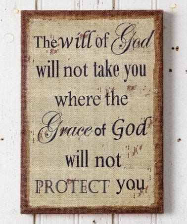 Your Heart's Delight 'The Will Of God' Wall Sign | Sign quotes, Plaque ...