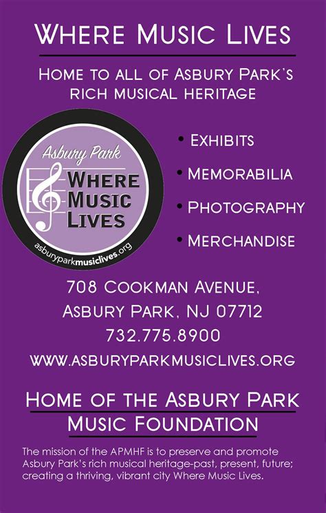 Asbury Park Music Foundation Where Music Lives http://www ...