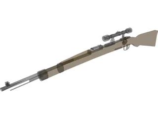 Karabiner 98k Scope 3D Model - 3DCADBrowser