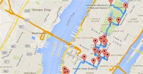 This is the optimal walking tour of NYC