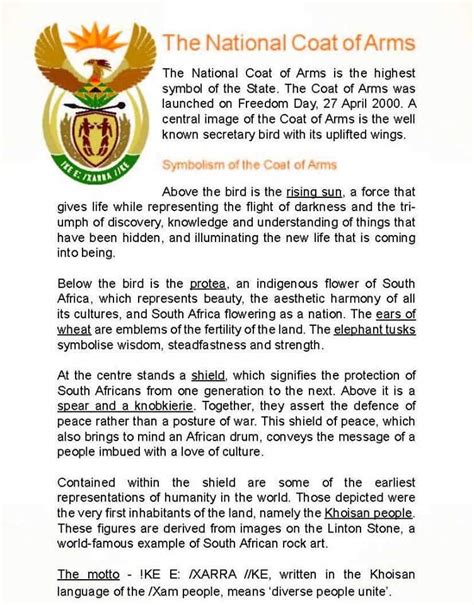 South African coat of arms explained in simple terms - Briefly.co.za