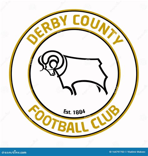 The Emblem of the Football Club Derby County FC. England Editorial ...