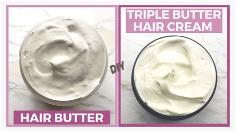 DIY Hair Butter + Moisturizing Triple Butter Hair Cream | feat. DIY Herbal Hair Growth Oil - YouTube