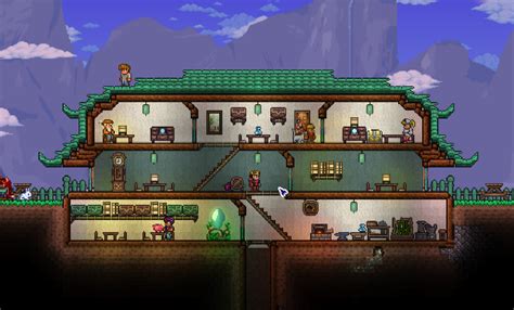 Simple Dynasty Wood Build : r/Terraria