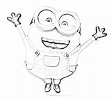 Bob The Minion Coloring Pages 16 Printable Sheets Simple To Draw  sketch template
