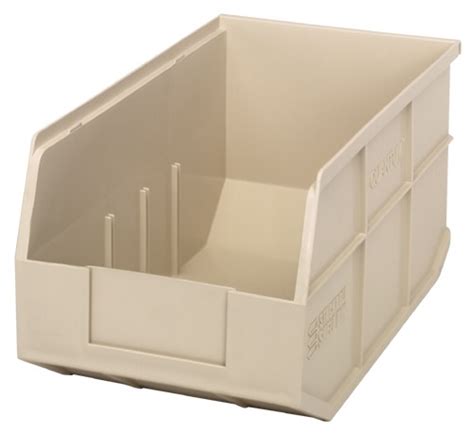 Plastic Stackable Medical Storage Bins - SSB443 - 14" x 8-1/4" x 7 ...