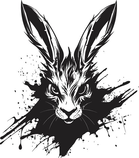 Black Hare Vector Logo A Professional and Creative Logo for Your ...