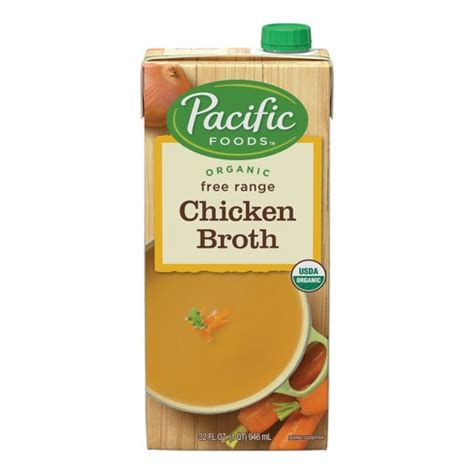 Pacific Foods Organic Gluten Free Free Range Chicken Broth - 32oz : Target