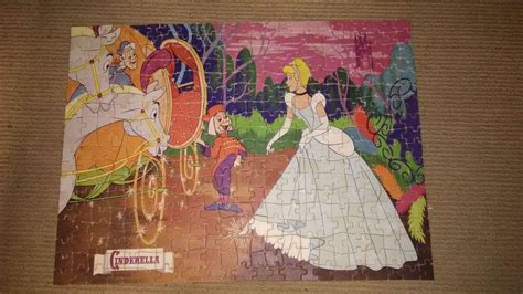 Vintage Walt Disney 1960's Cinderella Jigsaw Puzzle by Jaymar 400 PC ...