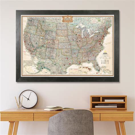 US Push Pin Travel Maps | Framed United States Maps with Pins