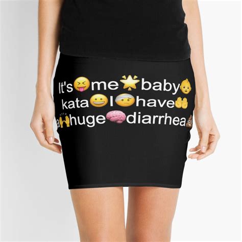 "baby kata tiktok meme" Mini Skirt by theladiesart | Redbubble