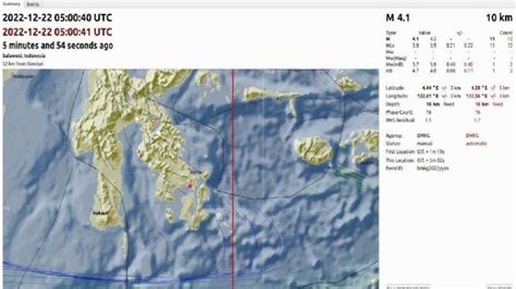 Gempa Bumi Berkekuatan 4,1 Skala Richter Guncang Lainea Konawe Selatan, Dirasakan hingga di ...