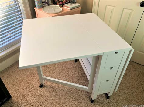 My Search for the Perfect Craft Table: Modifying IKEA’s Norden Gateleg – Curi-Oh!