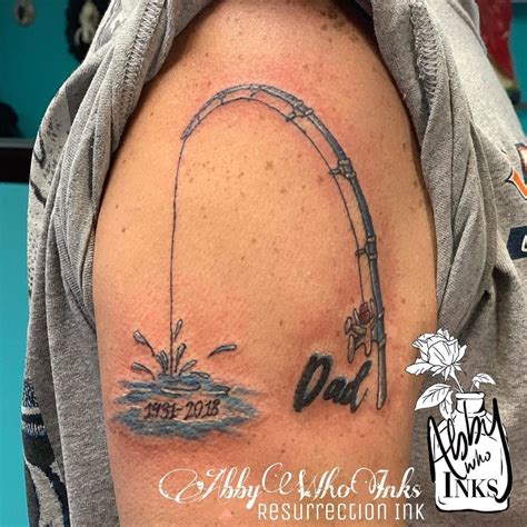 #Tattoos,fishing tattoos Hook Tattoos, Dad Tattoos, Forearm Tattoos, Sleeve Tattoos, Grace ...