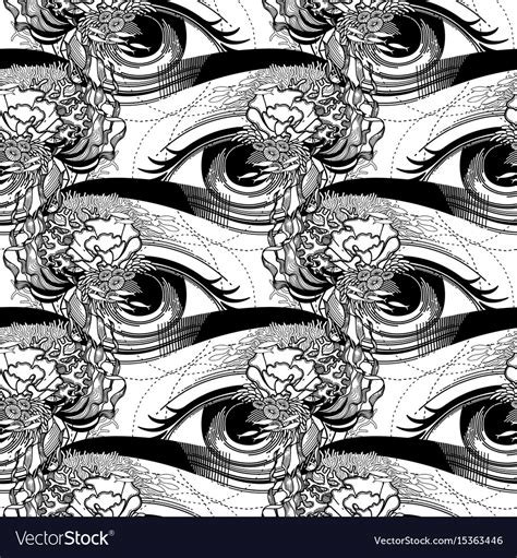 Abstract graphic eye Royalty Free Vector Image