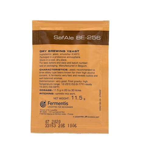 Fermentis SafAle BE-256 11.5 g | Welcome | BSG HandCraft | Wholesale Brewing Supplies For Homebrew