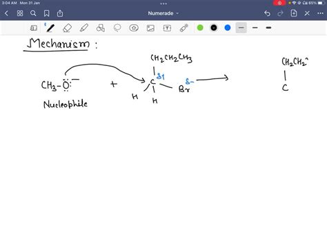 SOLVED: reaction mechanism for the reaction of sodium Write the methoxide . (3 pts) with 2 ...