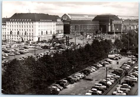 POSTCARD - HOTEL Astoria and main train station - Messestadt Leipzig ...