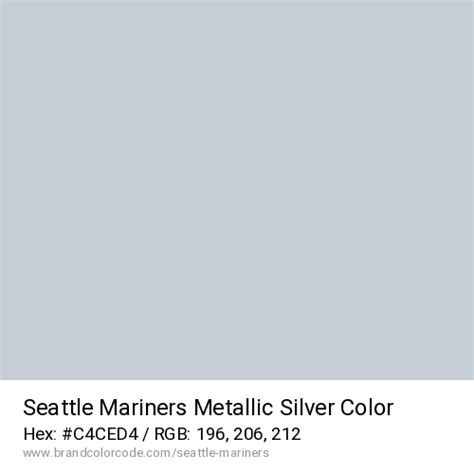 Seattle Mariners Brand Color Codes » BrandColorCode.com