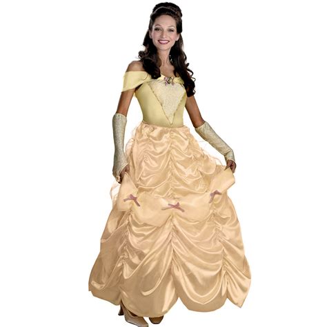 Beauty and the Beast Disney Belle Prestige Adult Costume - SpicyLegs.com