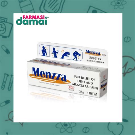 MENZZA CREAM 25G (FOR RELIEF OF JOINT AND MUSCULAR PAINS) | Shopee Malaysia