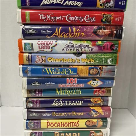 Disney | Media | Walt Disney Animated Classics Lot Of 2 Clamshell Vhs ...