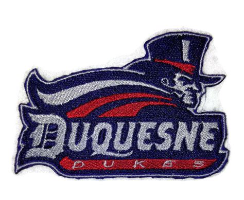 Duquesne Dukes Logo Iron On Patch - Beyond Vision Mall