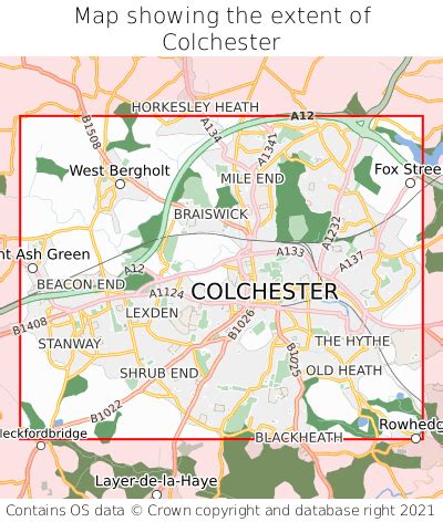 Where is Colchester? Colchester on a map