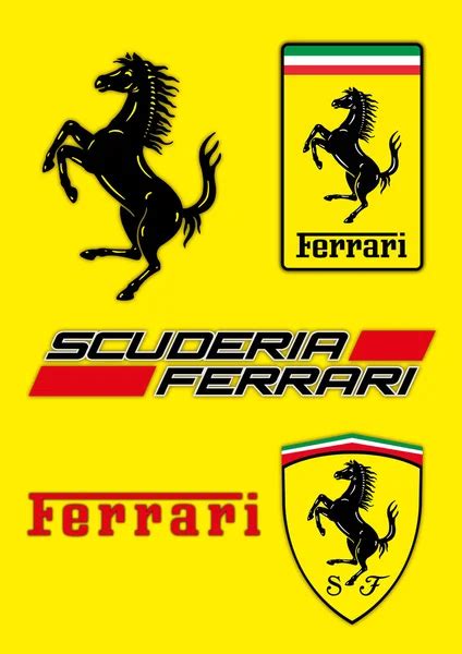 Ferrari logo vector Vector Art Stock Images | Depositphotos