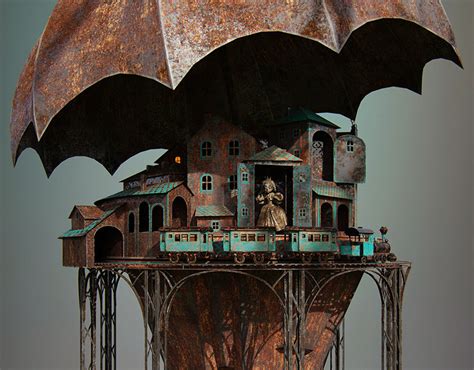 Concept for the puppet theater exterior on Behance