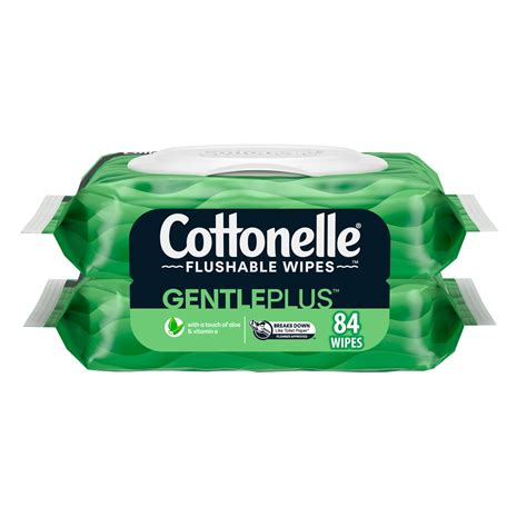 Cottonelle GentlePlus Flushable Wet Wipes with Aloe & Vitamin E - Shop ...