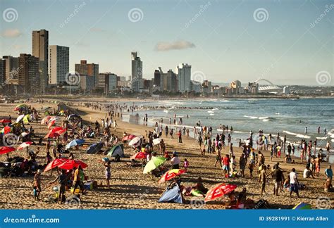 Durban Beachfront Packed with People Editorial Photo - Image of lights ...