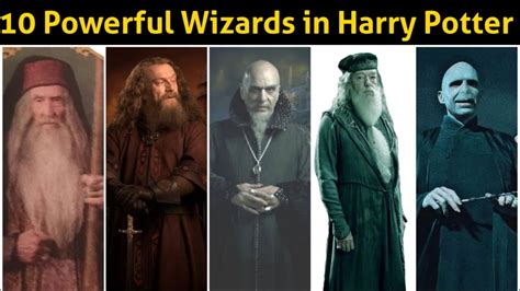 Top 10 Most Powerful Wizards of all Time Harry Potter Explained in ...