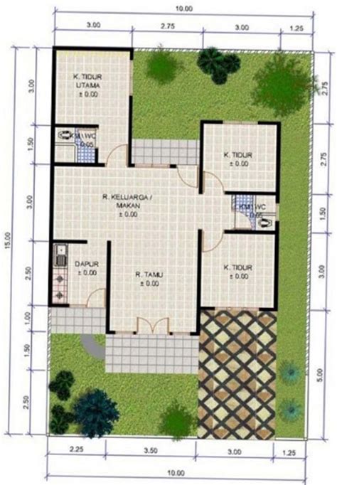 Desain Rumah 8x10 Meter Minimalis dan Modern