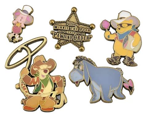 Winnie the Pooh Paw and Order Pin Set at Disney Store Japan - Disney Pins Blog