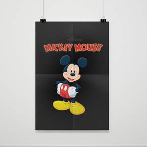 Disney Mickey Mouse Mugshot Poster