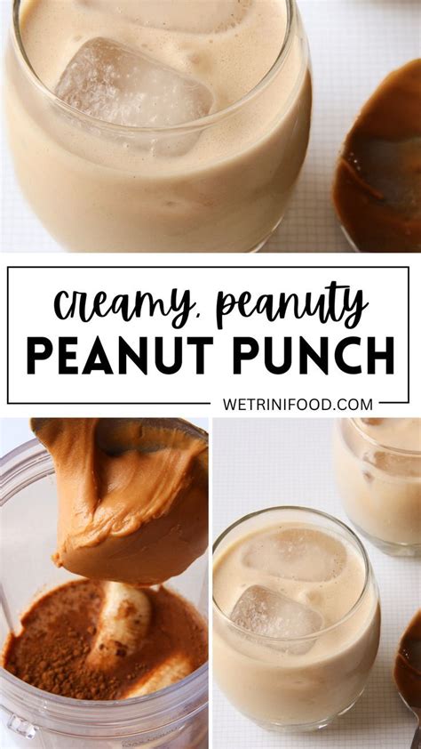 Homemade Peanut Punch Recipe with Peanut Butter | Punch recipes, Peanut ...