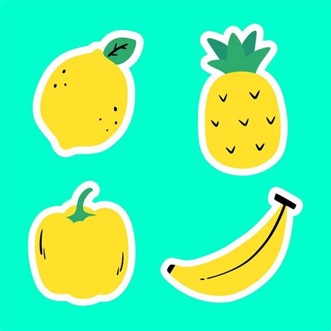 Yellow Fruit Vector Illustration 10227782 Vector Art at Vecteezy