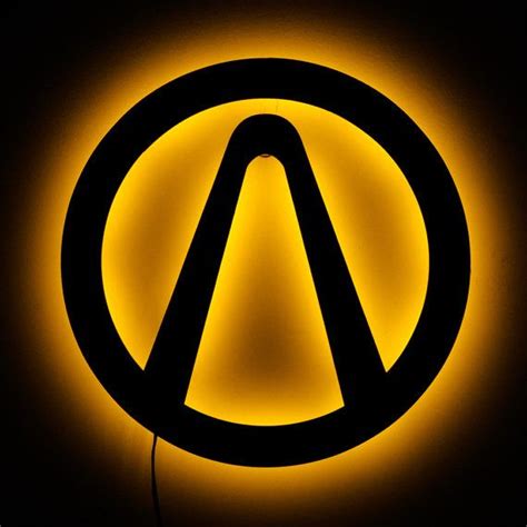 Borderlands Logo Wall Light - Gamer Wall Signs | Borderlands, Logo wall, Light games