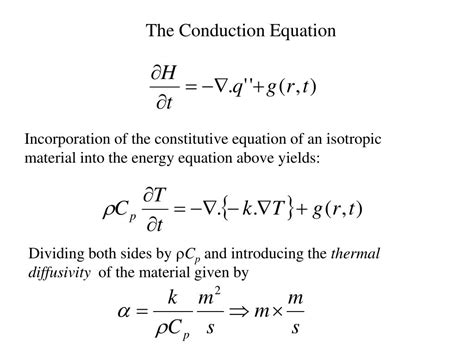 PPT - Equation of Heat Conduction PowerPoint Presentation, free download - ID:257890