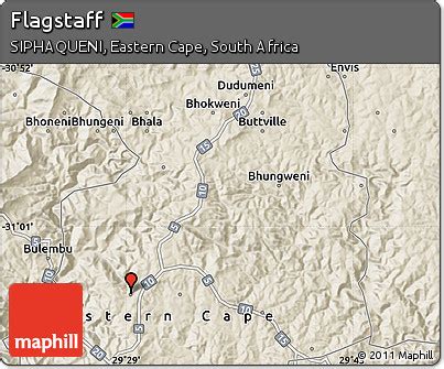 Free Shaded Relief Map of Flagstaff