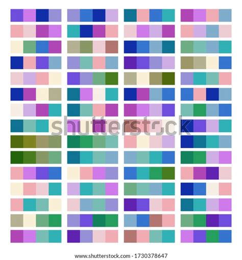 Color Palette Swatches Design Stock Vector (Royalty Free) 1730378647 ...