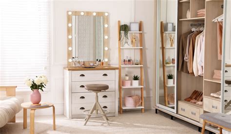 Dressing Table Inside Wardrobe Designs - Design Talk