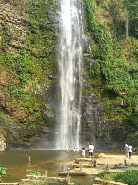 It's the rainy season in Ghana now and the waterfalls are flowing. Don ...